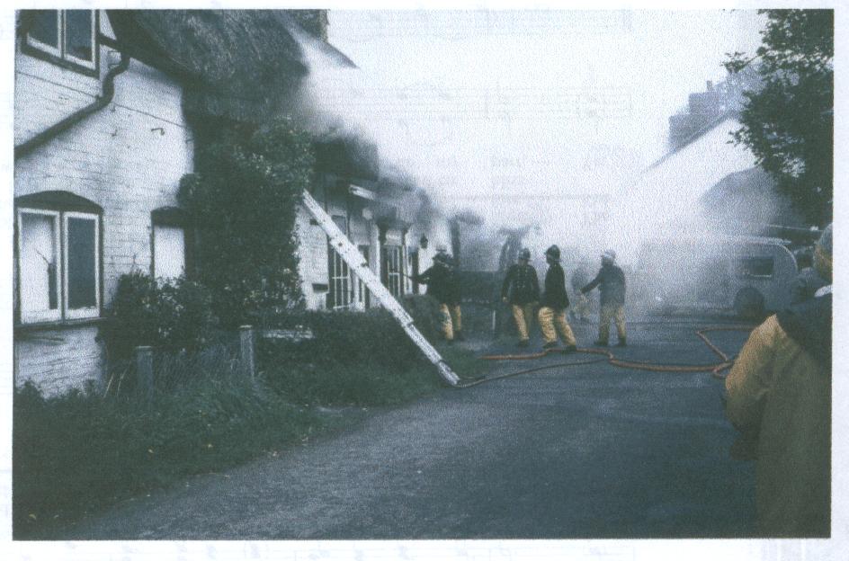Fire at the Old Bakery 1978