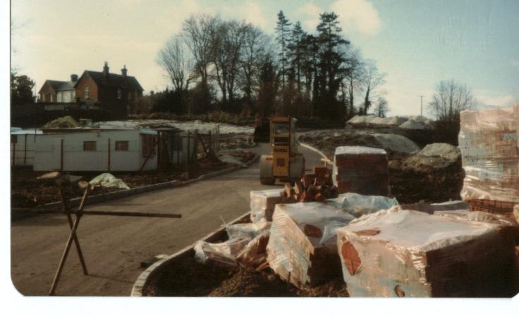 Hillside under construction 1980