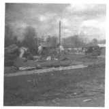 Lindos, site of, with chicken farm Lindos c1948