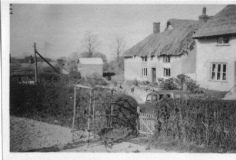 Abbotts Ann Jasmine Cottage and adjacent house 1949