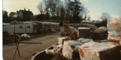 Hillside under construction 1980