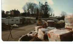 Hillside under construction 1980