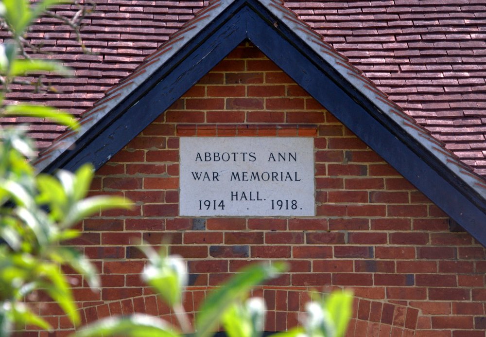 Village Hall sign