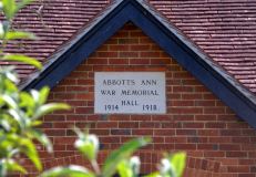 Village Hall sign