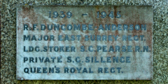 WW2 plaque