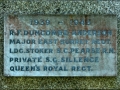 WW2 plaque