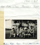 Kings' football team 1966-1967