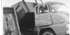 Stan Pearl in King's lorry at Swallowfield 1965