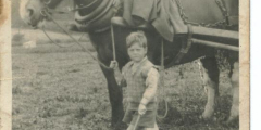 Ken Robinson and horse 1937