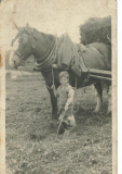 Ken Robinson and horse 1937