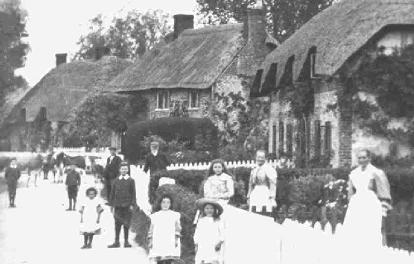 Main Street of Little Ann taken in 1905