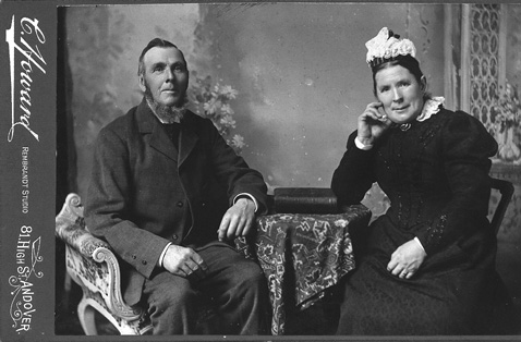 Mr and Mrs George Aldridge of Little Ann nee Ellen Redman