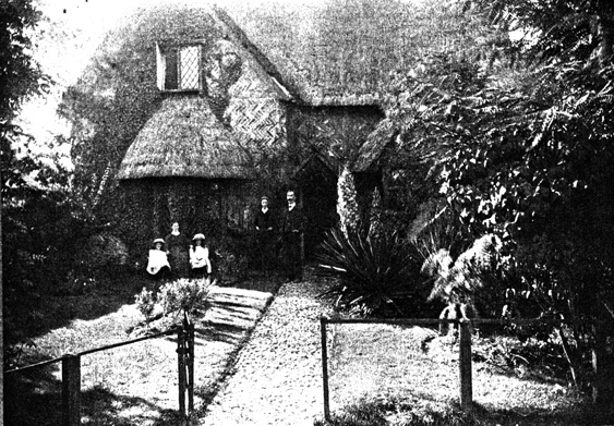 Abbotts Ann School School house and garden 1912