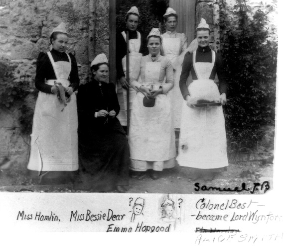 Servants of Col Best (later Lord Wynford)
