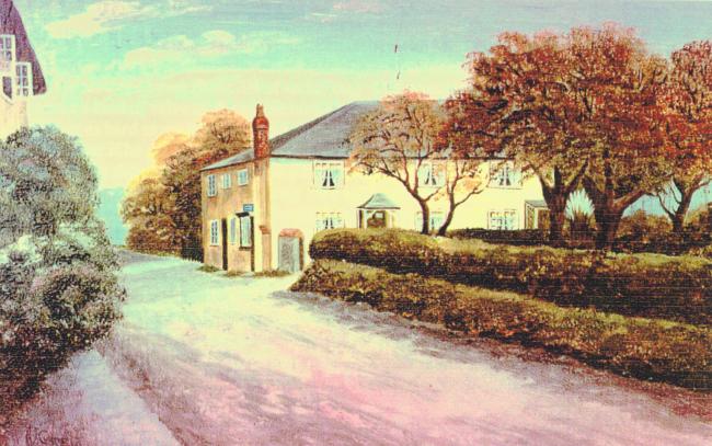 The picture is a painting by Alfred Charles Roes second son Frank Roe
