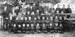 Abbotts Ann School group c.1884