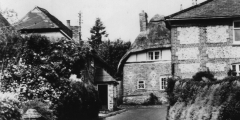 River and leat at Lower Mill or West Hill c.1960