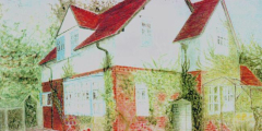 The house that Alfred Head had built for the Roe family at Abbotts Ann in 1904