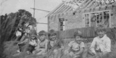 The rear of Highfield in what is now the old Salisbury Road