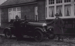 Picture shows Maurice Bleines Uncle and Aunt