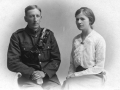 Hubert John Earney and Ethel May Earney of Abbotts Ann 1917