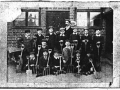 Abbotts Ann School Mr Dance with gardening class 1893-95