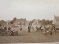 Working on the Village Sports field after it was donated to the Village