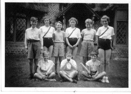 School rounders team c1955