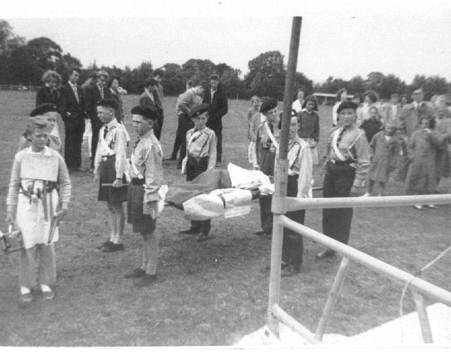 St John Ambulance training c1960