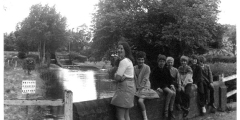 School children at Lower Mill c1965