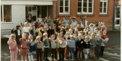 School staff and pupils 1984