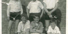 School boys' football team c1960