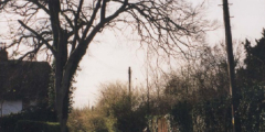 AAPC-6-1-028 -- Church Road -- Old Manor wall, looking west -- 2000