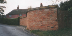 AAPC-6-1-034 -- Church Close East Manor and garden wall -- 2000