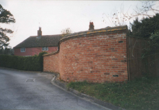 AAPC-6-1-034 -- Church Close East Manor and garden wall -- 2000