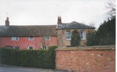 AAPC-6-1-035 -- Church Close East Manor and garden wall -- 2001