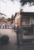 AAPC-6-1-038 -- school playground -- classroom and children playing -- 2000