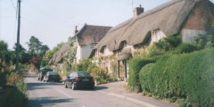 AAPC-6-1-069 -- Duck Street looking south -- 64 Lane End, 63 Friary Cottage, 61 Long Thatch  -- 19-Jul-2000