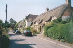 AAPC-6-1-069 -- Duck Street looking south -- 64 Lane End, 63 Friary Cottage, 61 Long Thatch  -- 19-Jul-2000