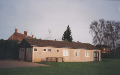 AAPC-6-1-083 -- Bulbery Sports Field sports pavilion west elevation -- c2000