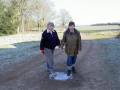 Never too old for playing in puddles!