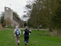 Longparish Church & Cecilia & Helen