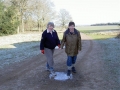 Never too old for playing in puddles!