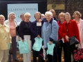 Some of us waiting outside Clarence House for our guided tour