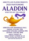 АВBOТTS ANN PLAYERS Presents 2025 Pantomime ALADDIN