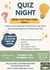 Quiz Night -- Saturday 14th November 2026